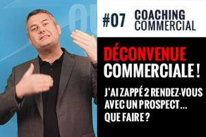 Oups commercial zappe deux rendez prospect